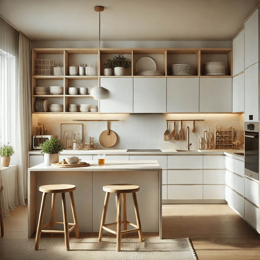 Cozinha moderna com ilha