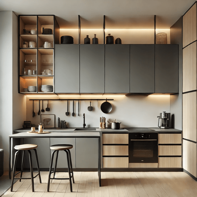 Cozinha moderna com ilha