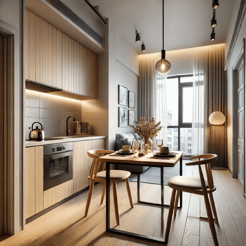 Sala de estar moderna minimalista